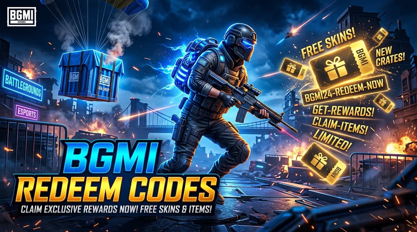 50+ BGMI Redeem Codes Today (October 2026): Claim Free Rewards & Skins