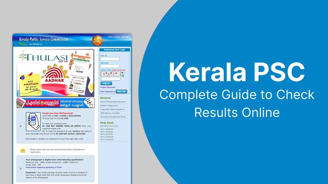 Kerala PSC Thulasi Login 2025: Guide to Profile, Results & Hall Ticket Management