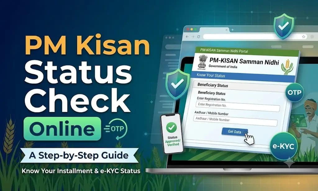 PM Kisan Status Check & Login Guide (2026)