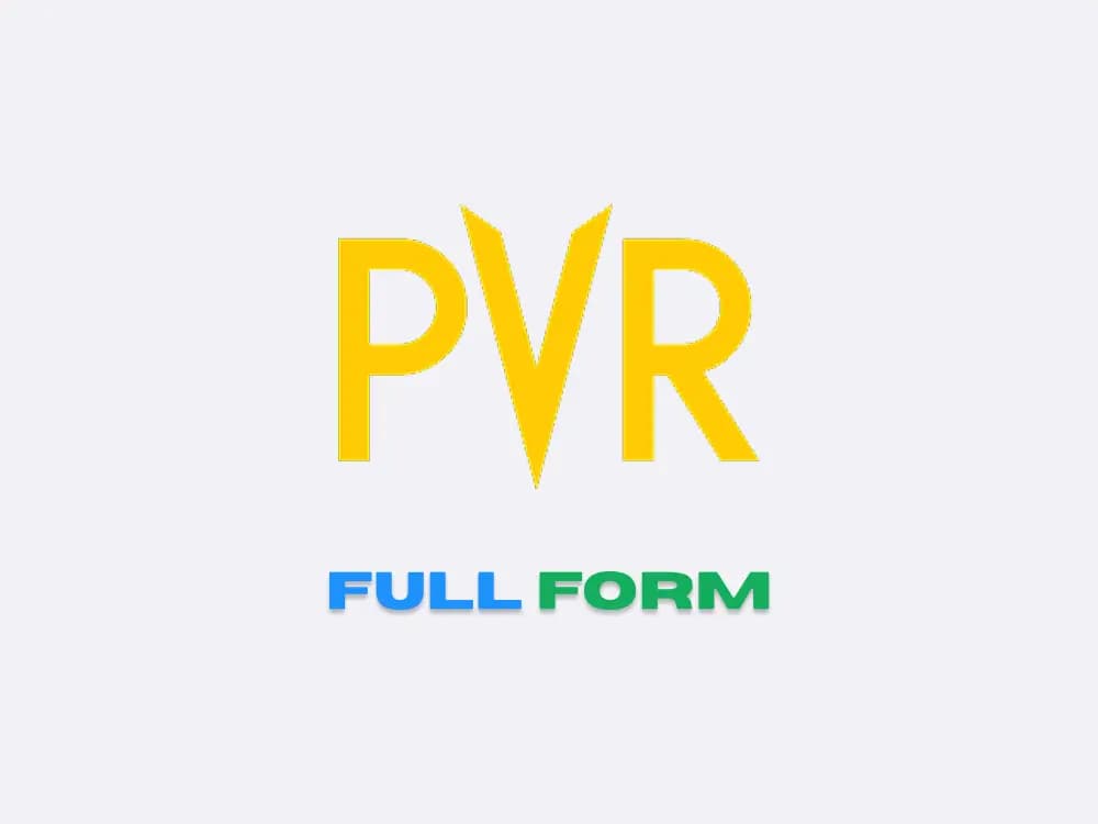 Featured image for PVR Full Form